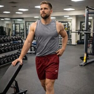 New DSG Stride Short Mens Size M Spiced Red Brief Athletic Running Training Gym